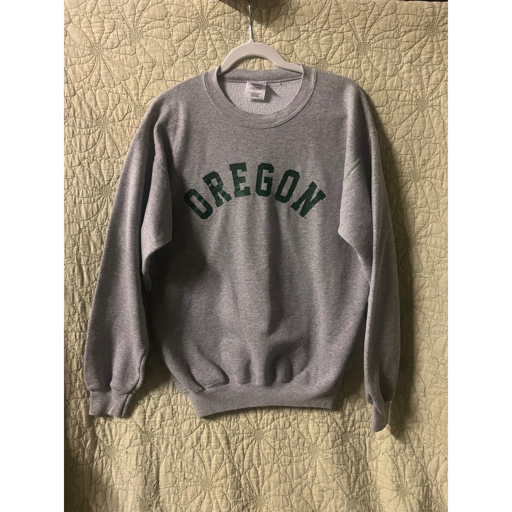 Classic Throwback University of Oregon Grey Sweatshirt